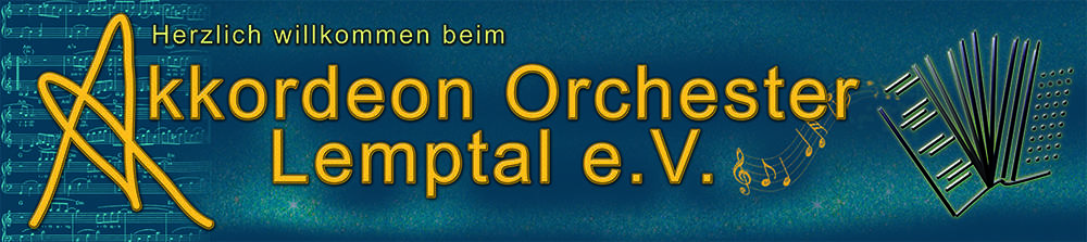 banner of the Page with text 'Lemptal-Orchester'